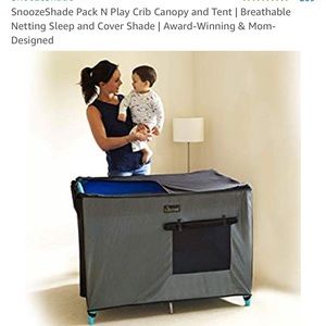 Snoozeshade - blackout cover for pack and play